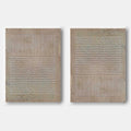 Abstract Painting Set Of 2 #SP069