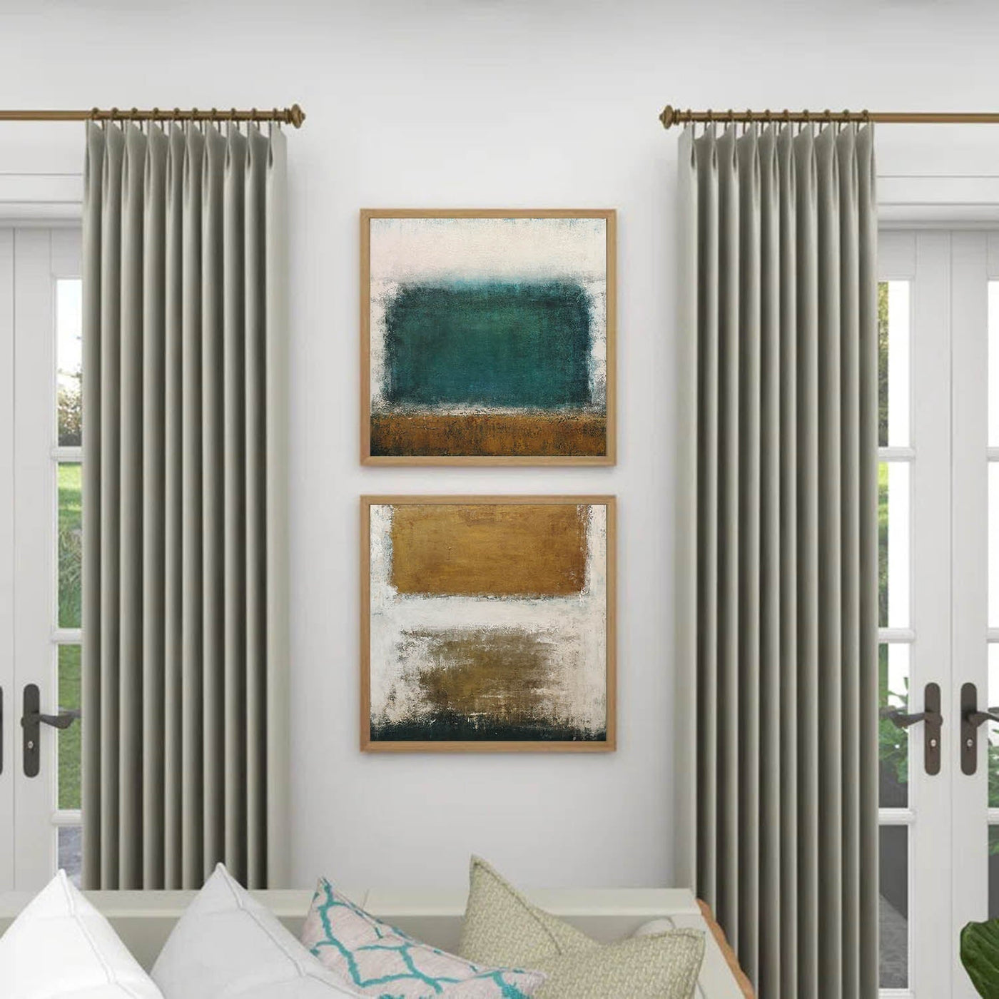 Abstract Painting Set Of 2 #SP157