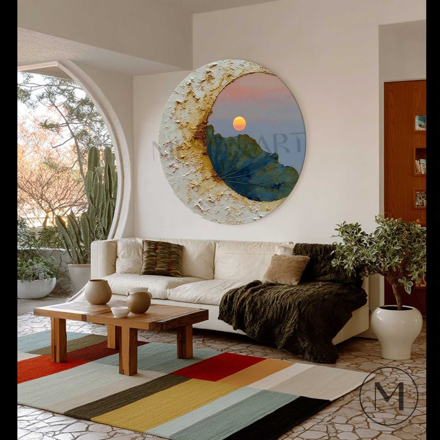 Round Wall Art #RWA013