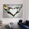 Gesture Heart Graffiti Art #GA001