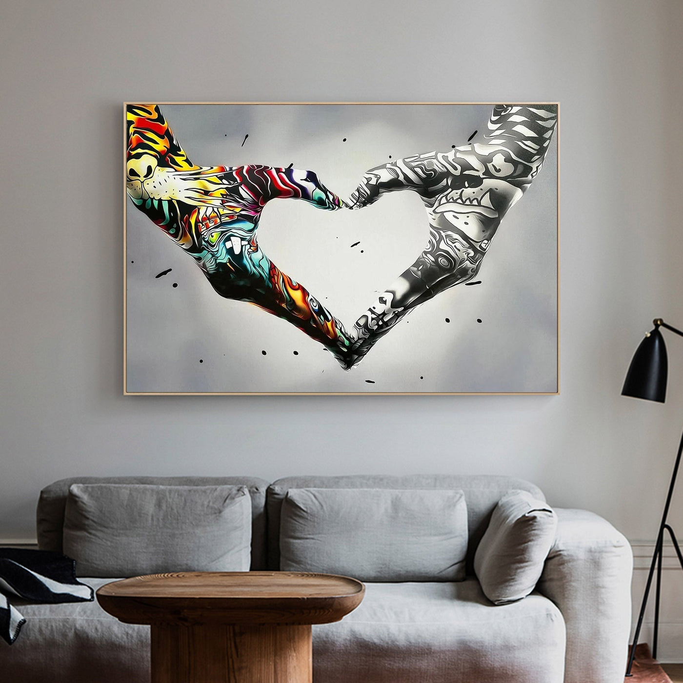 Gesture Heart Graffiti Art #GA001