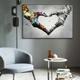 Gesture Heart Graffiti Art #GA001