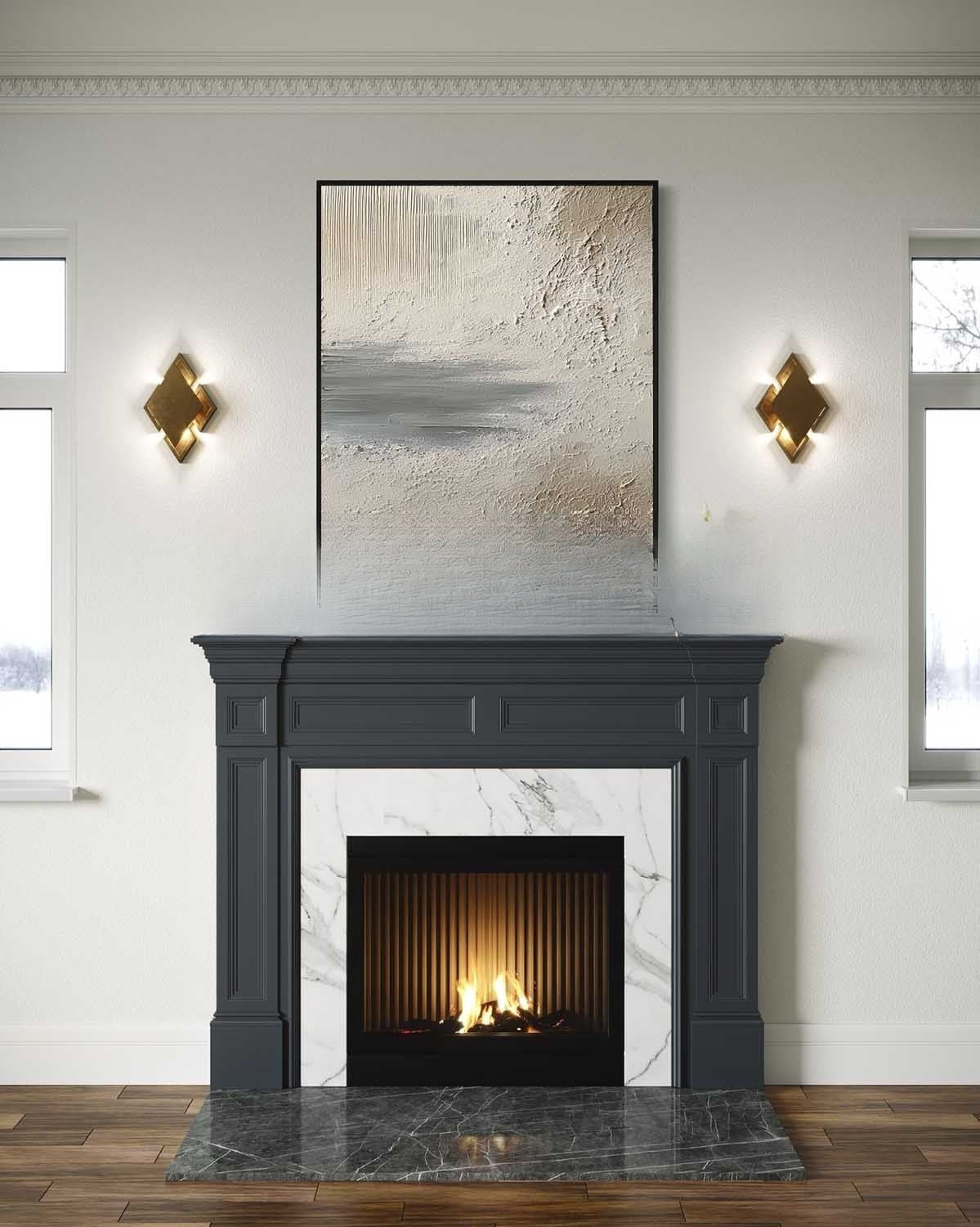 Plaster Art Texture Painting #SG420