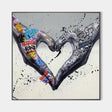 Gesture Heart Graffiti Art #GA003
