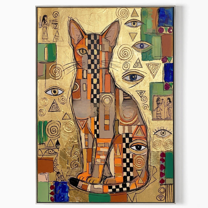 Golden Feline Deity #CSQ187
