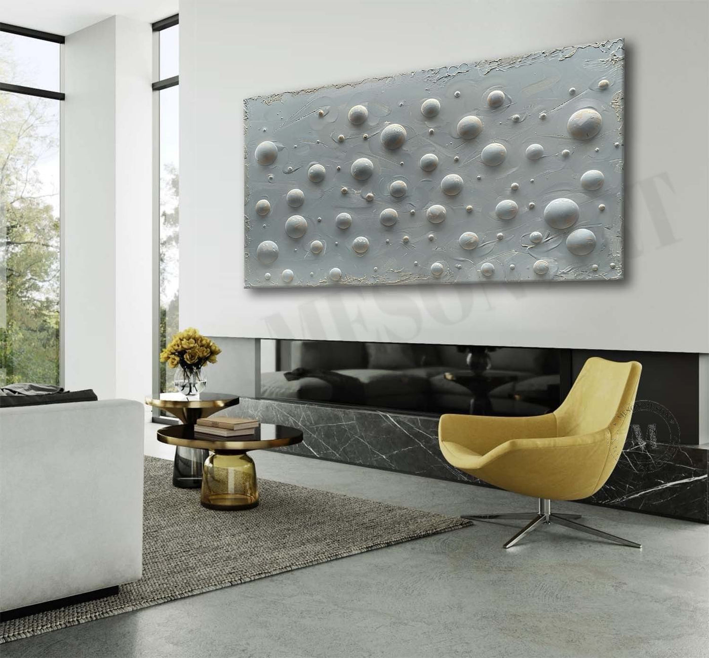Plaster Art Texture Painting #SG356