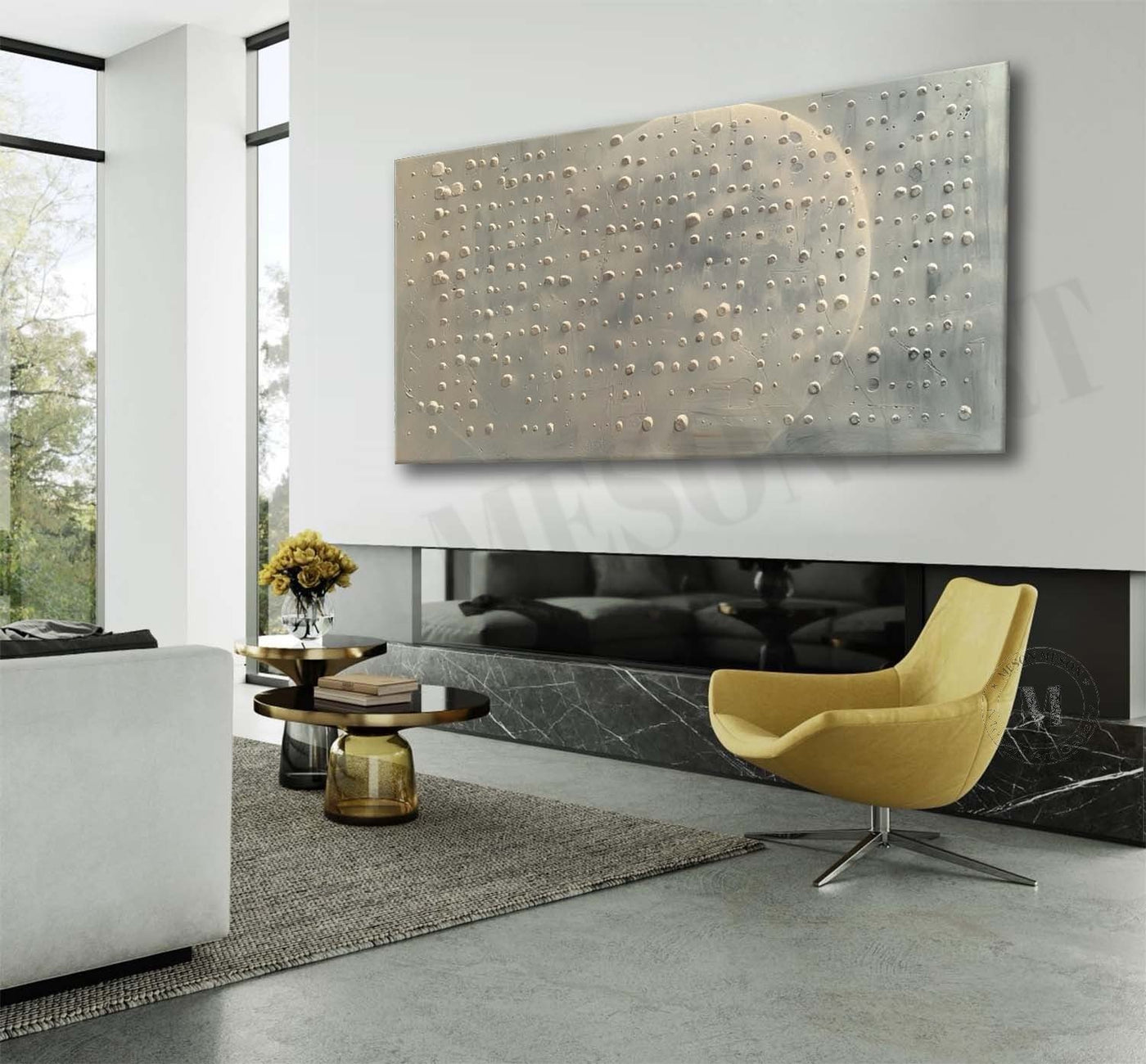 Plaster Art Texture Painting #SG355