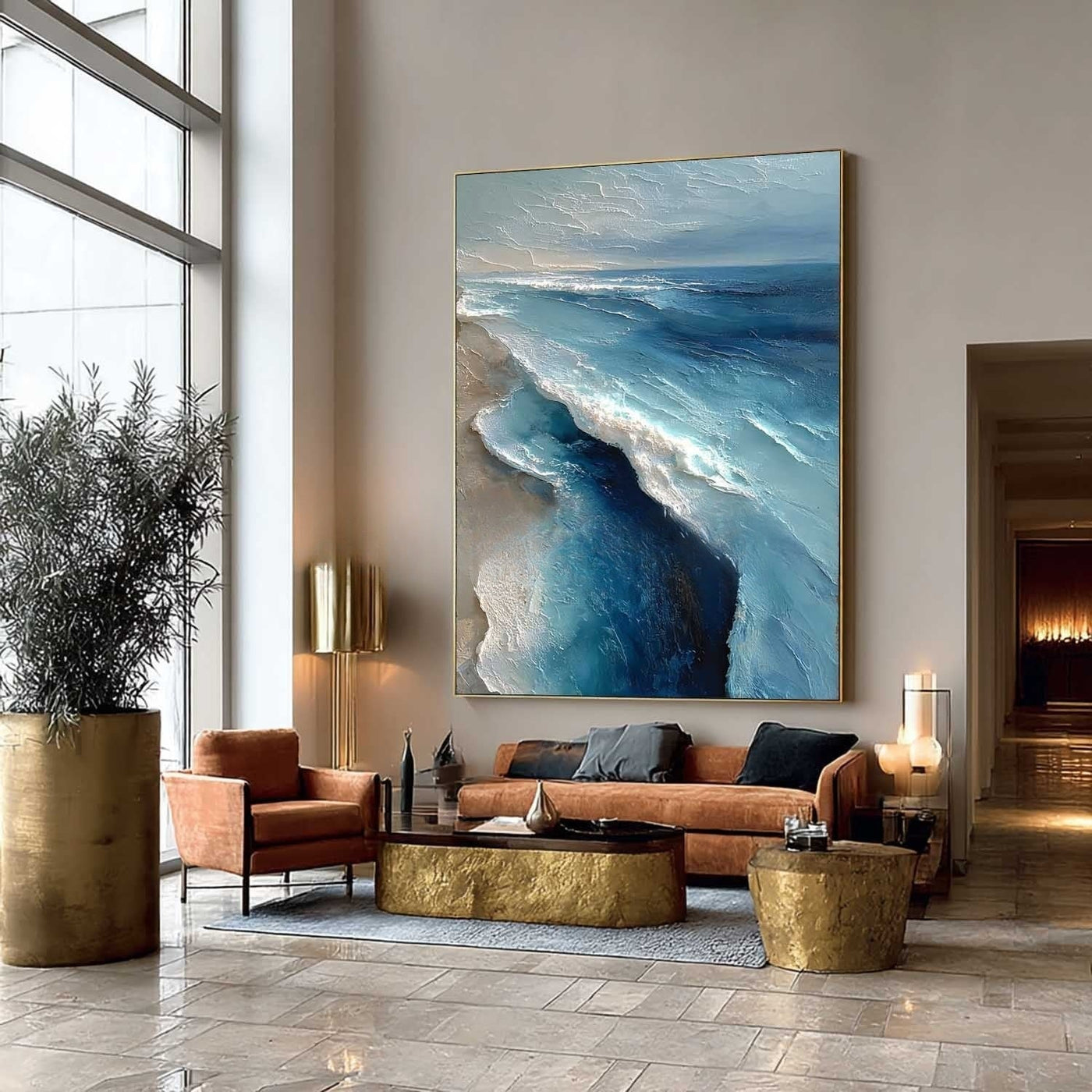 Plaster Art Texture Painting #SG536