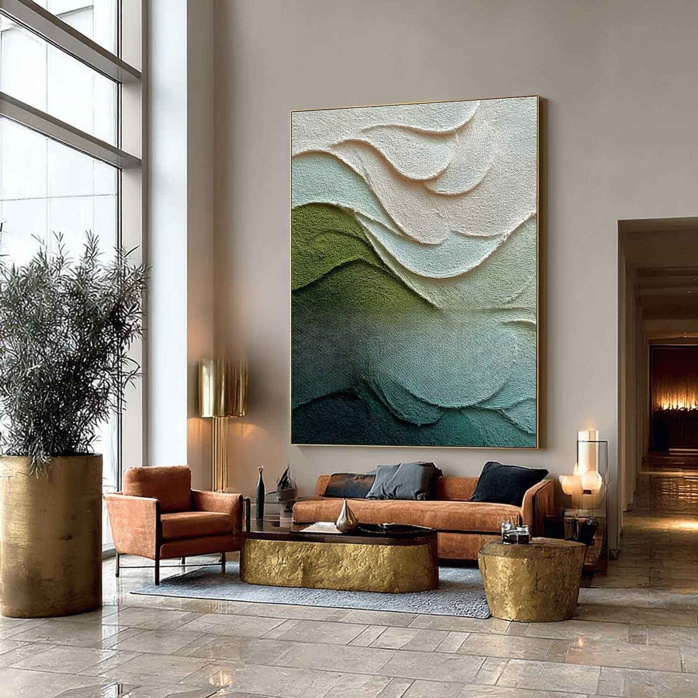 Plaster Art Texture Painting #SG542