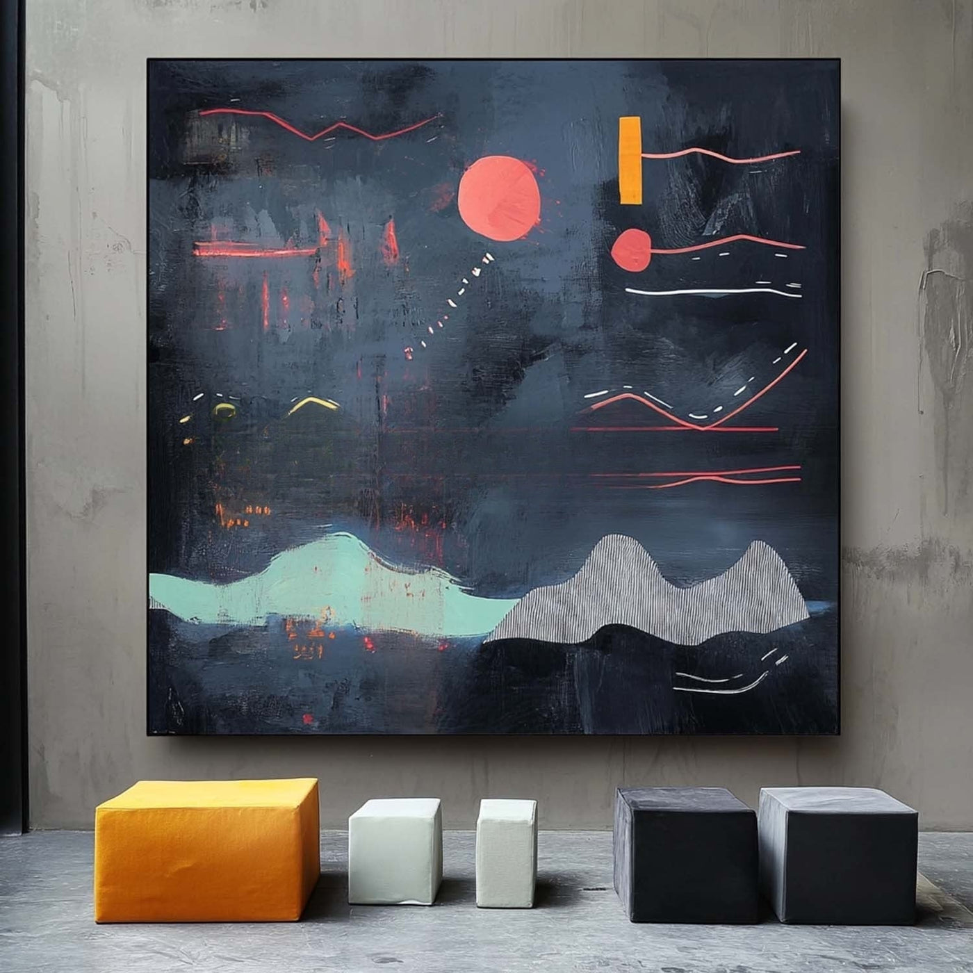 Contemporary Minimalist Art #MA130