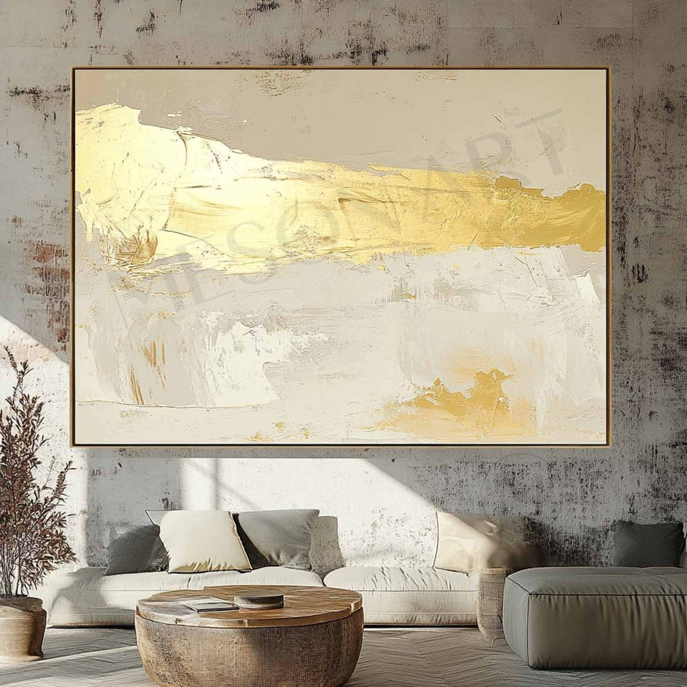 Plaster Art Texture Painting #SG364
