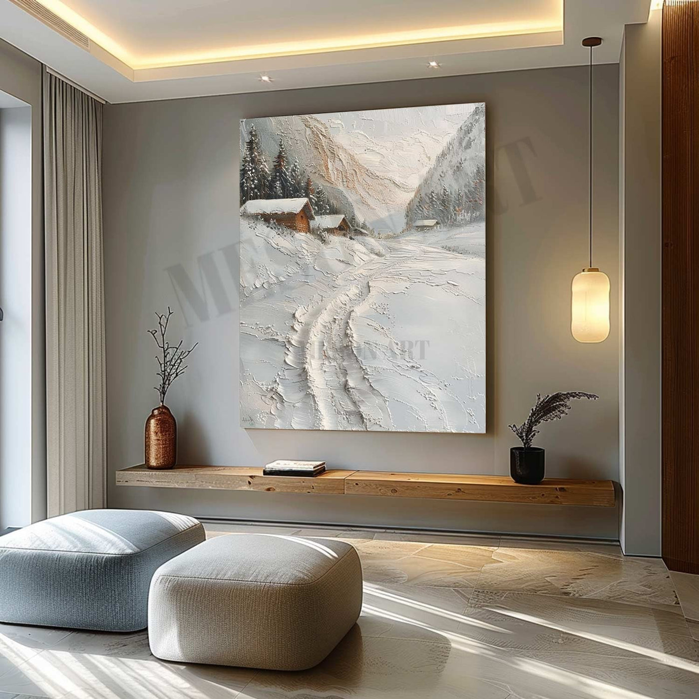 Plaster Art Texture Painting #SG325