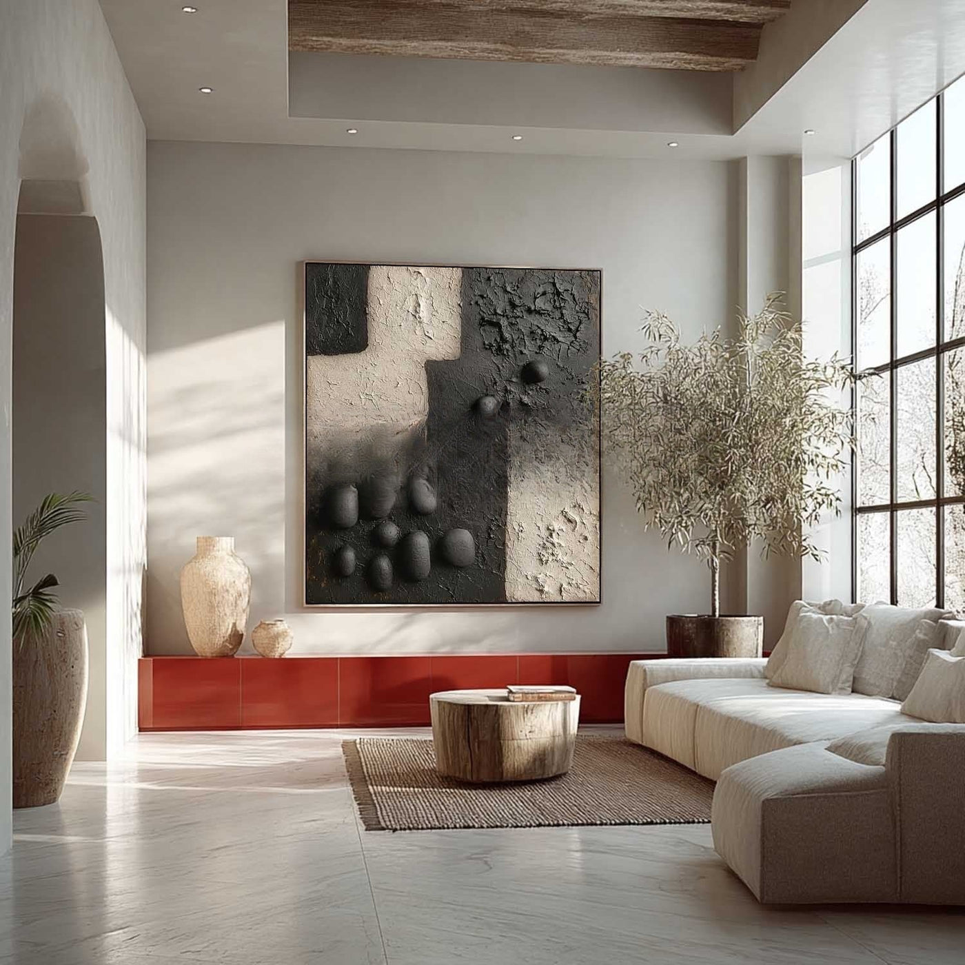 Plaster Art Texture Painting #SG394