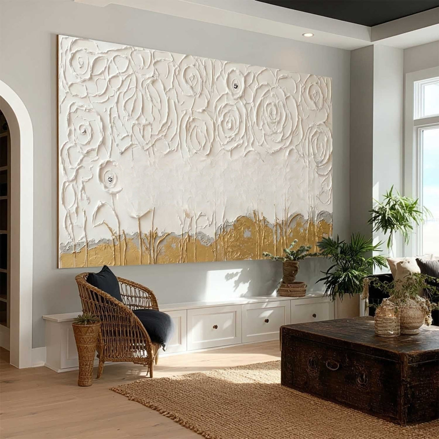 Plaster Art Texure Painting #SG585