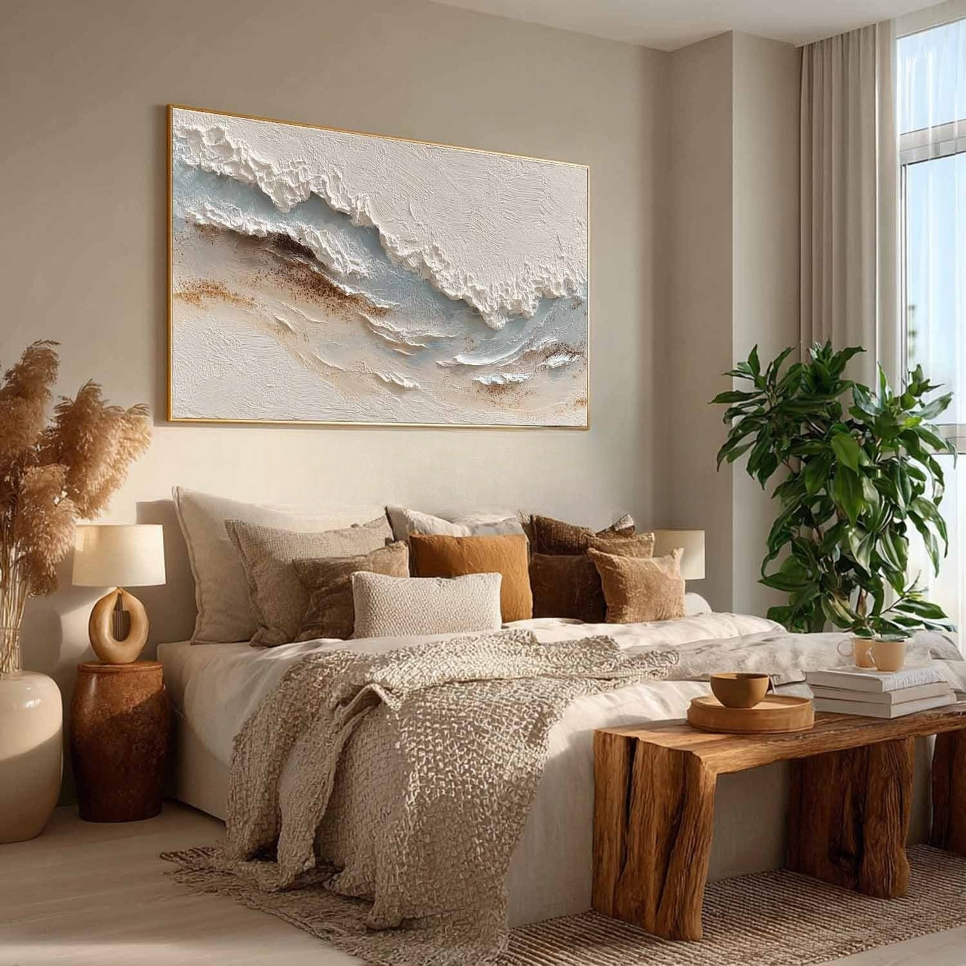 Plaster Art Texture Painting #SG456