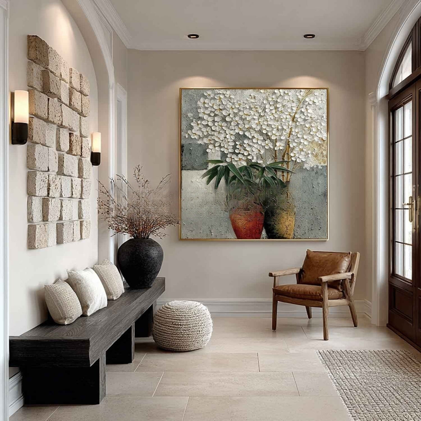 Plaster Art Texture Painting #SG486