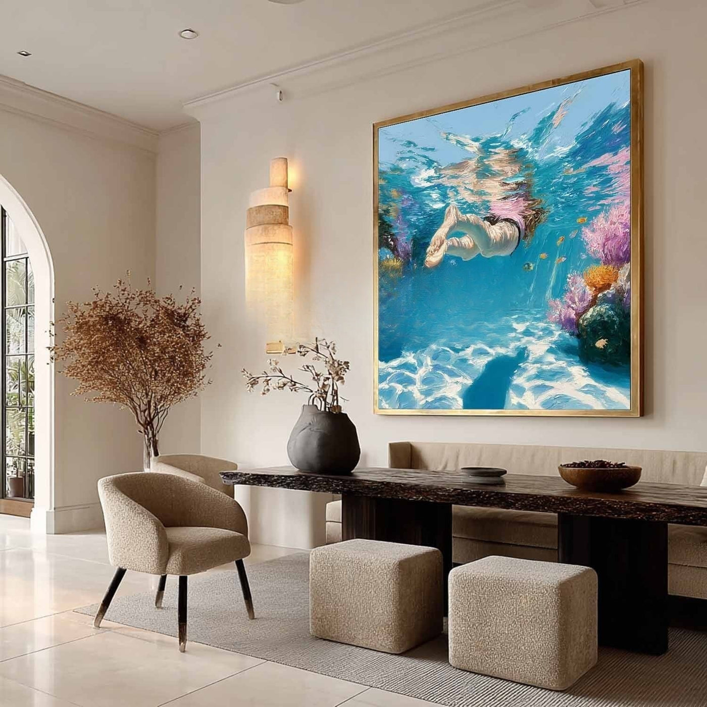 Plaster Art Texture Painting #SG464