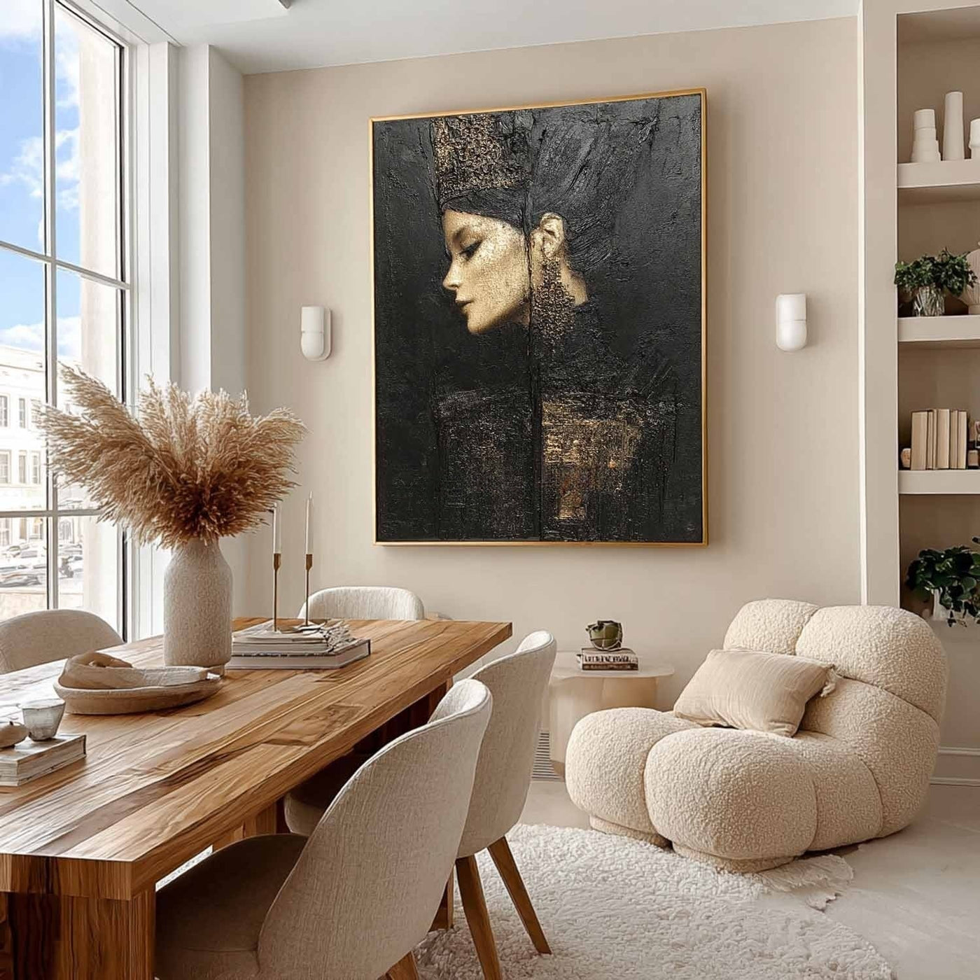 Plaster Art Texture Painting #SGW474