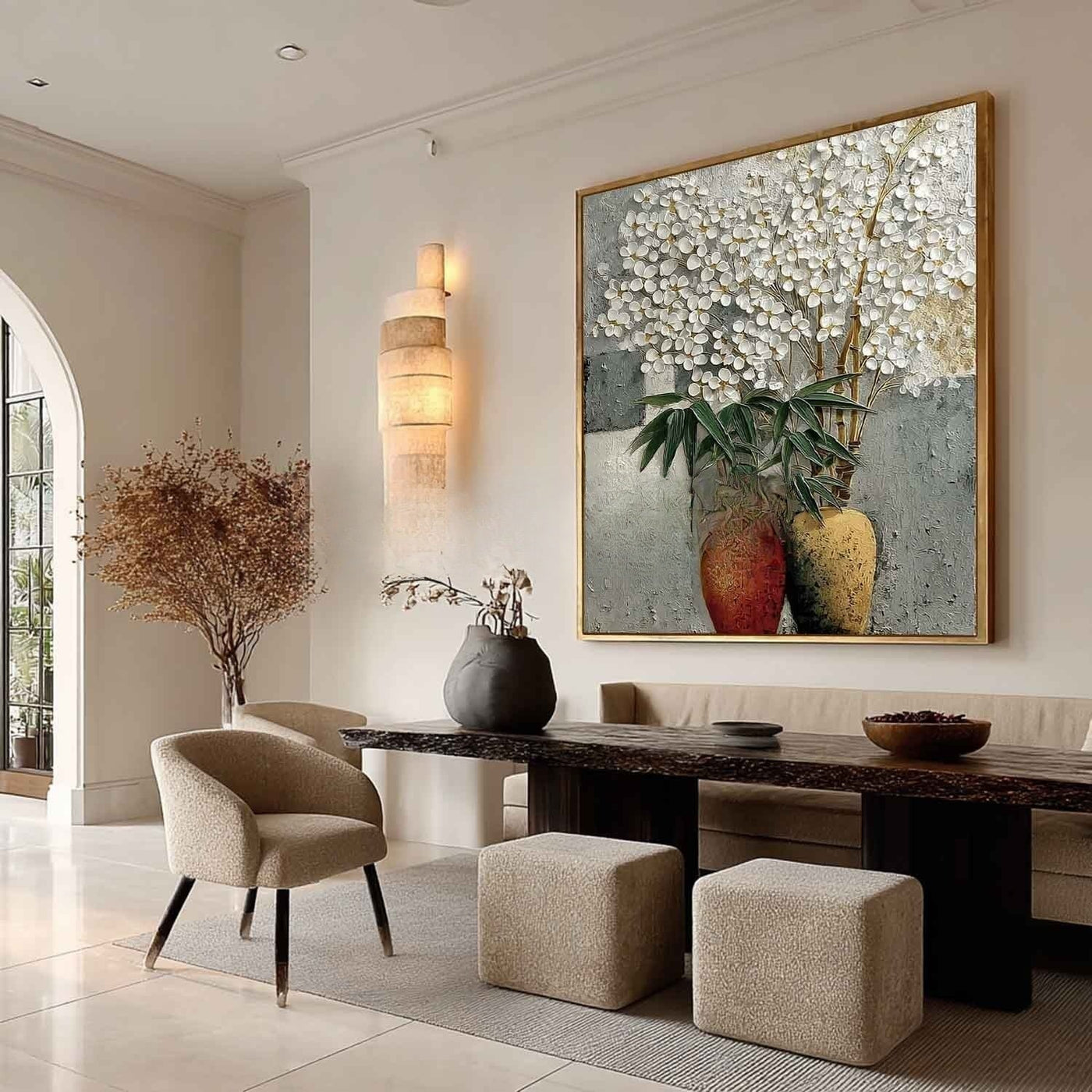 Plaster Art Texture Painting #SG486