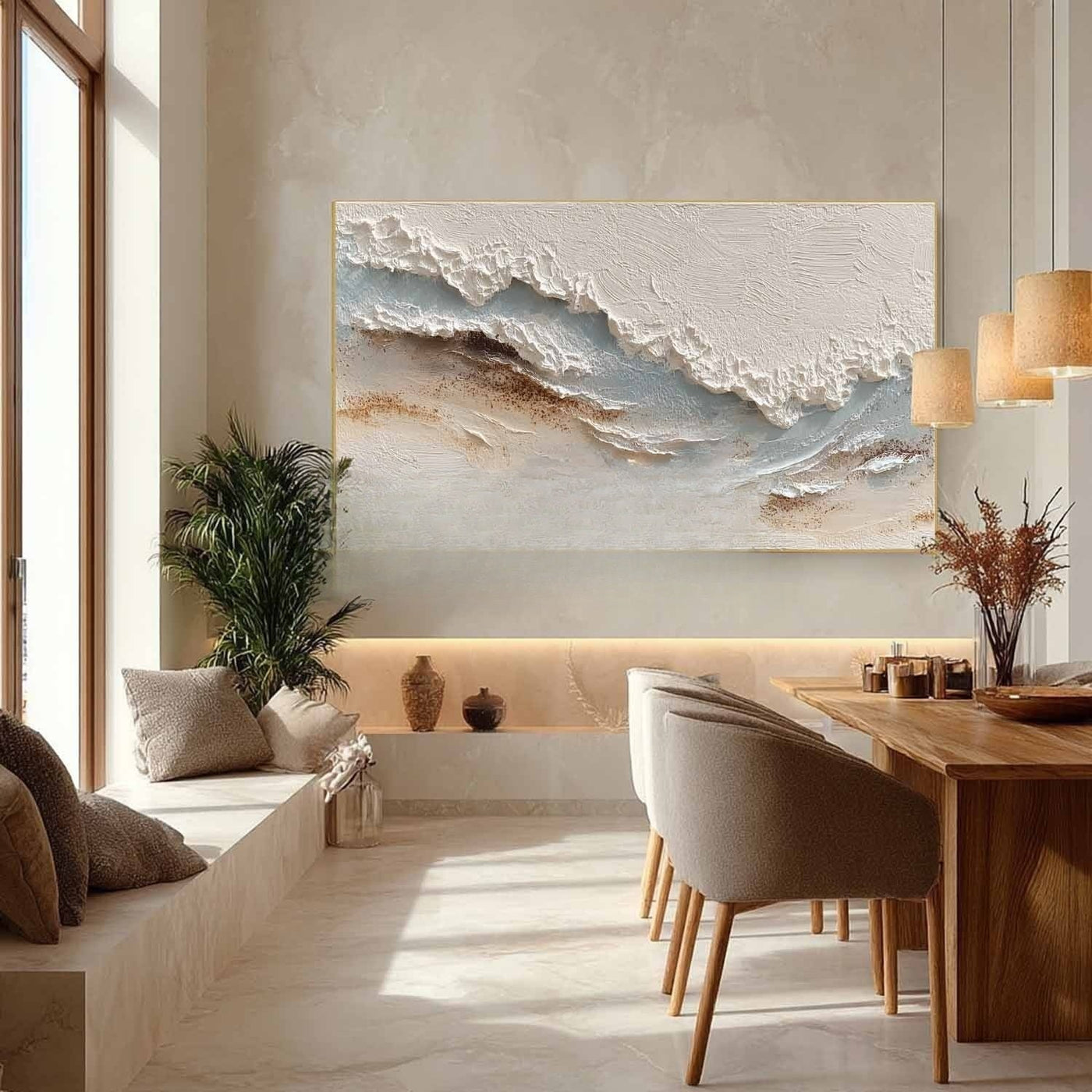 Plaster Art Texture Painting #SG456