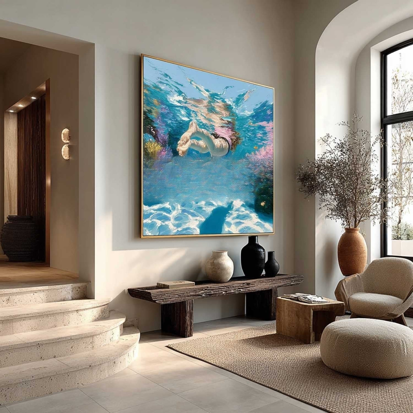Plaster Art Texture Painting #SG464