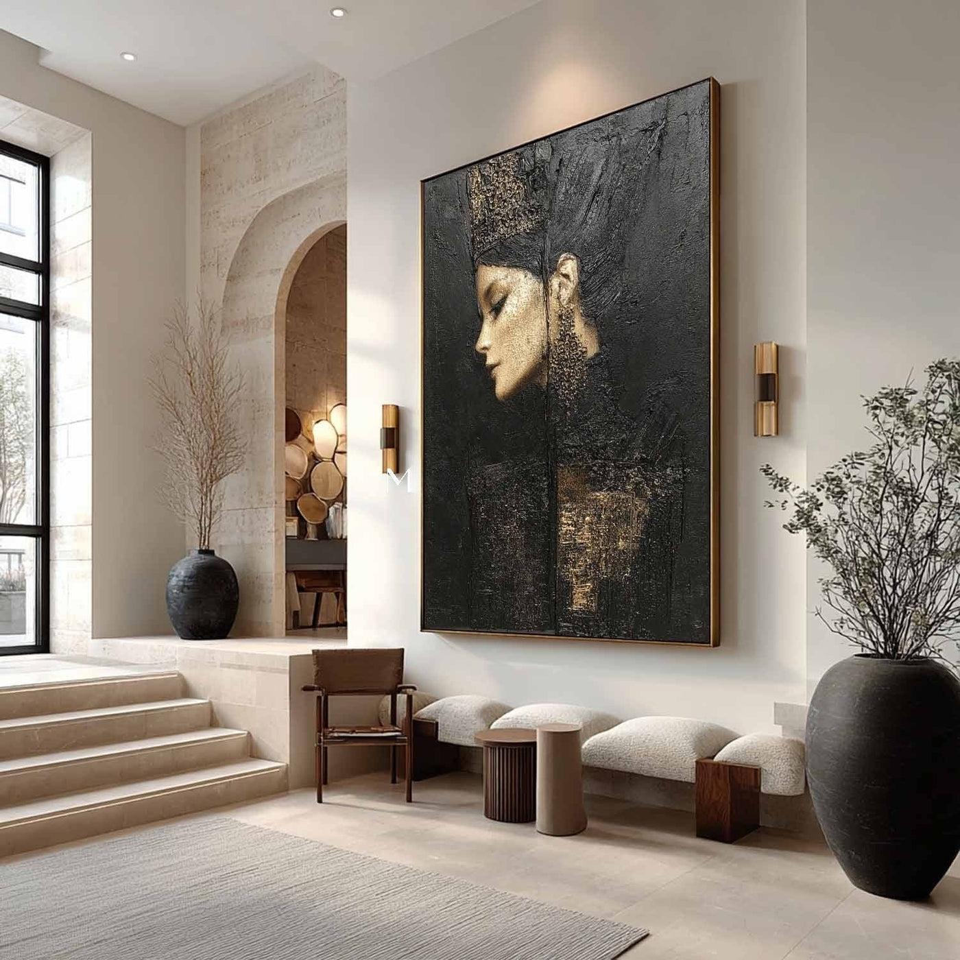 Plaster Art Texture Painting #SGW474