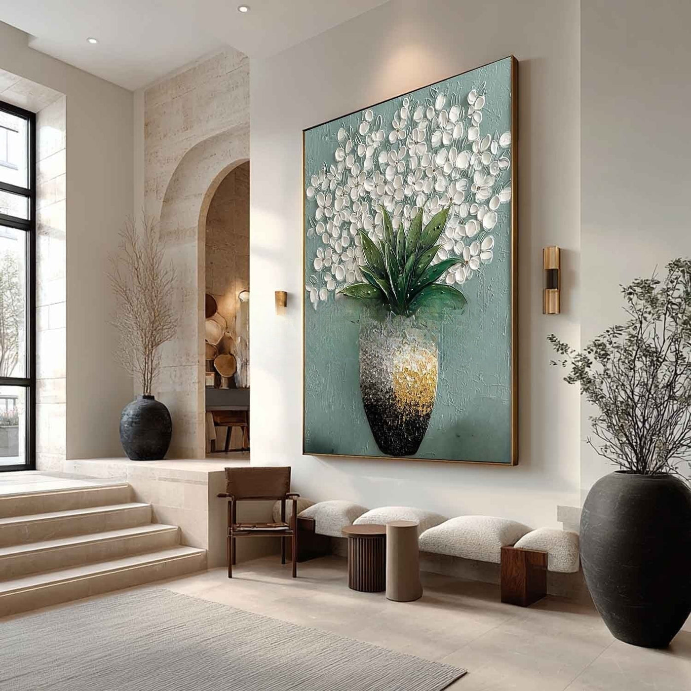 Plaster Art Texture Painting #SG489