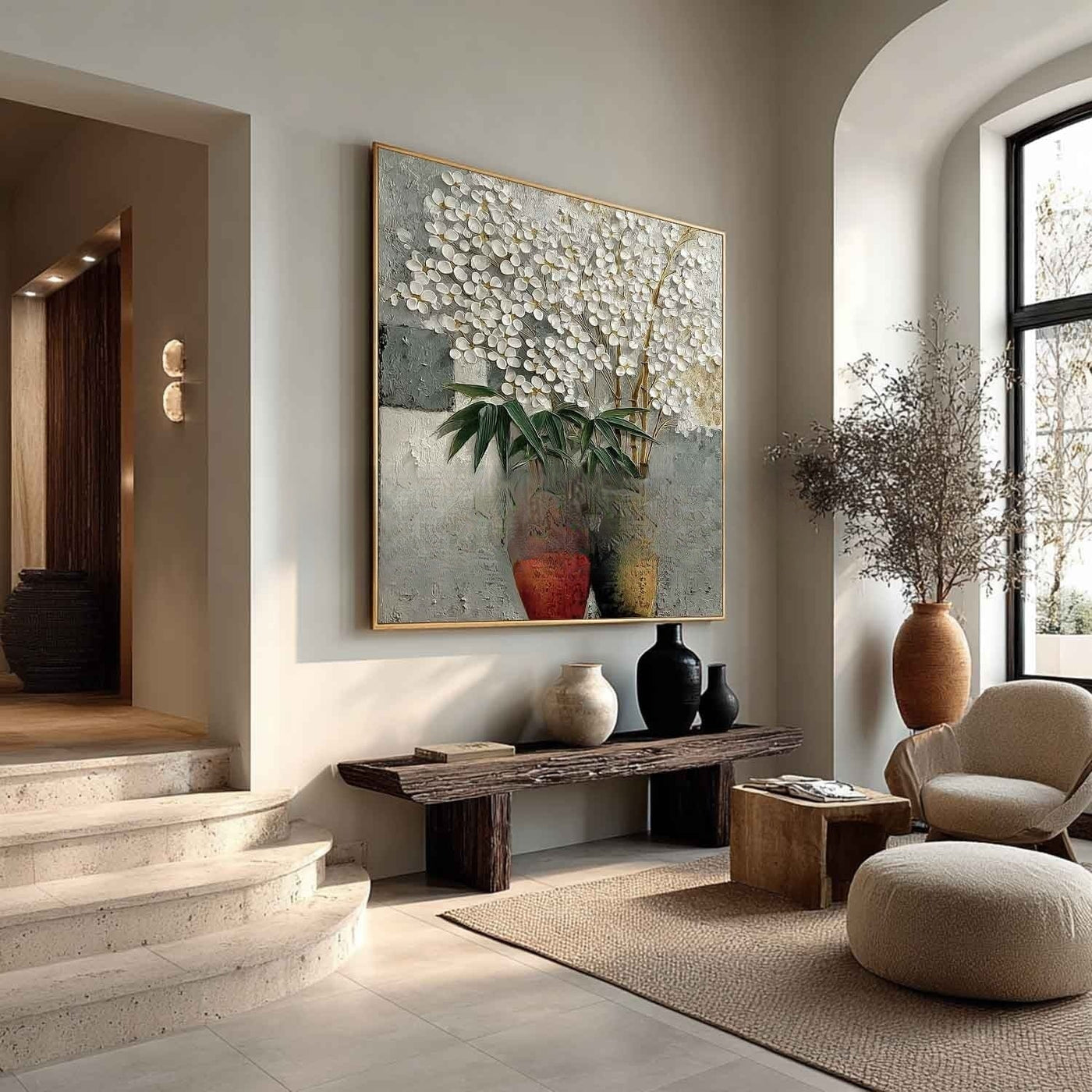 Plaster Art Texture Painting #SG486