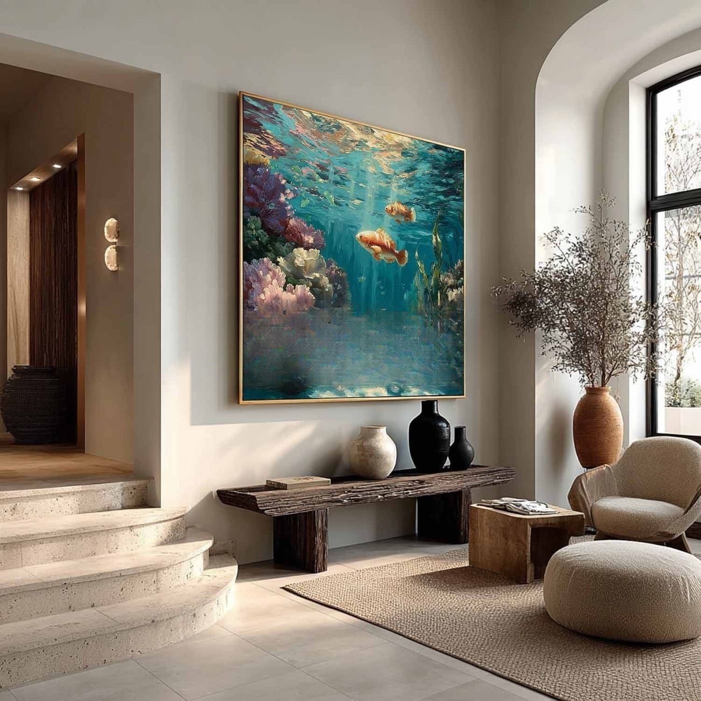 Plaster Art Texture Painting #SG453