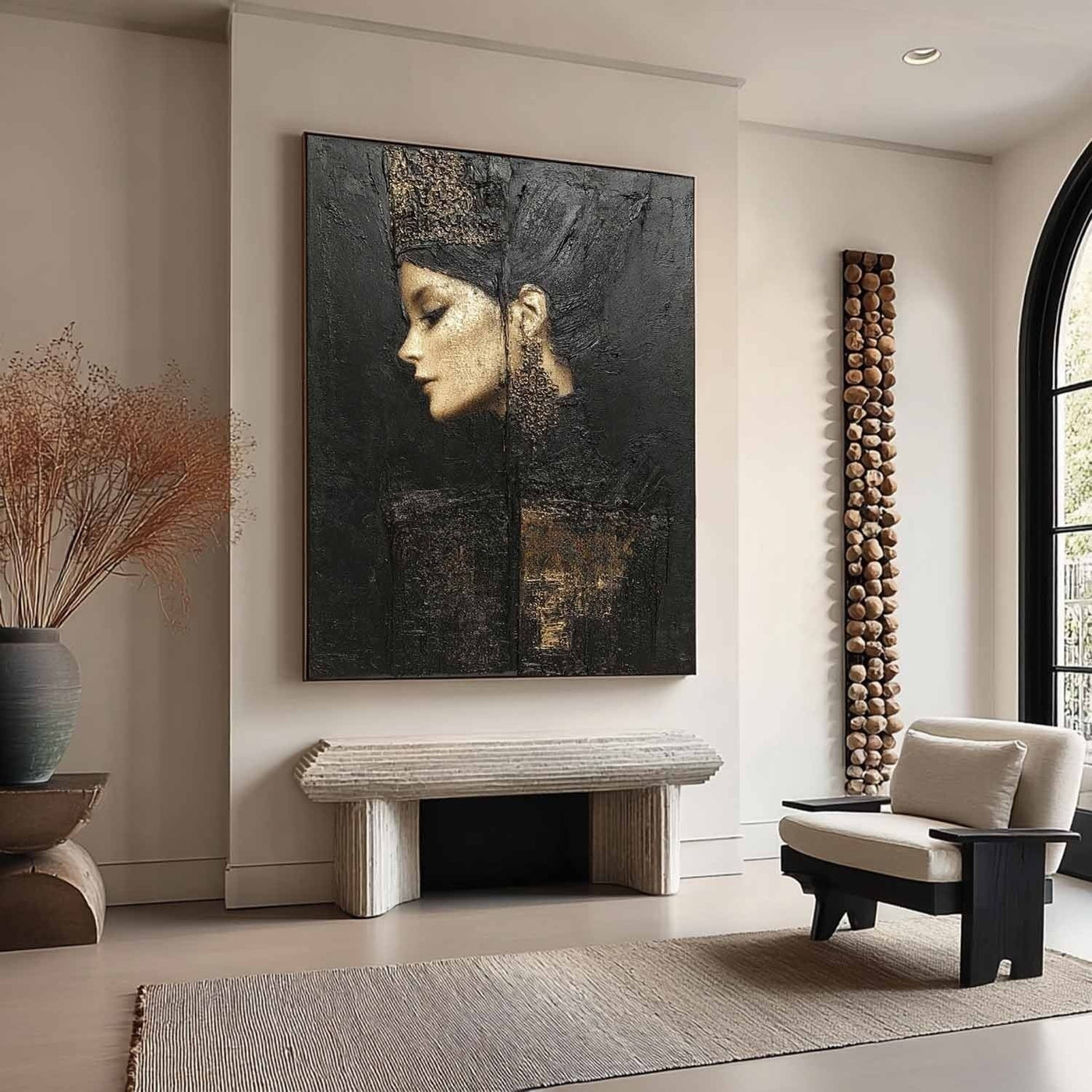Plaster Art Texture Painting #SGW474