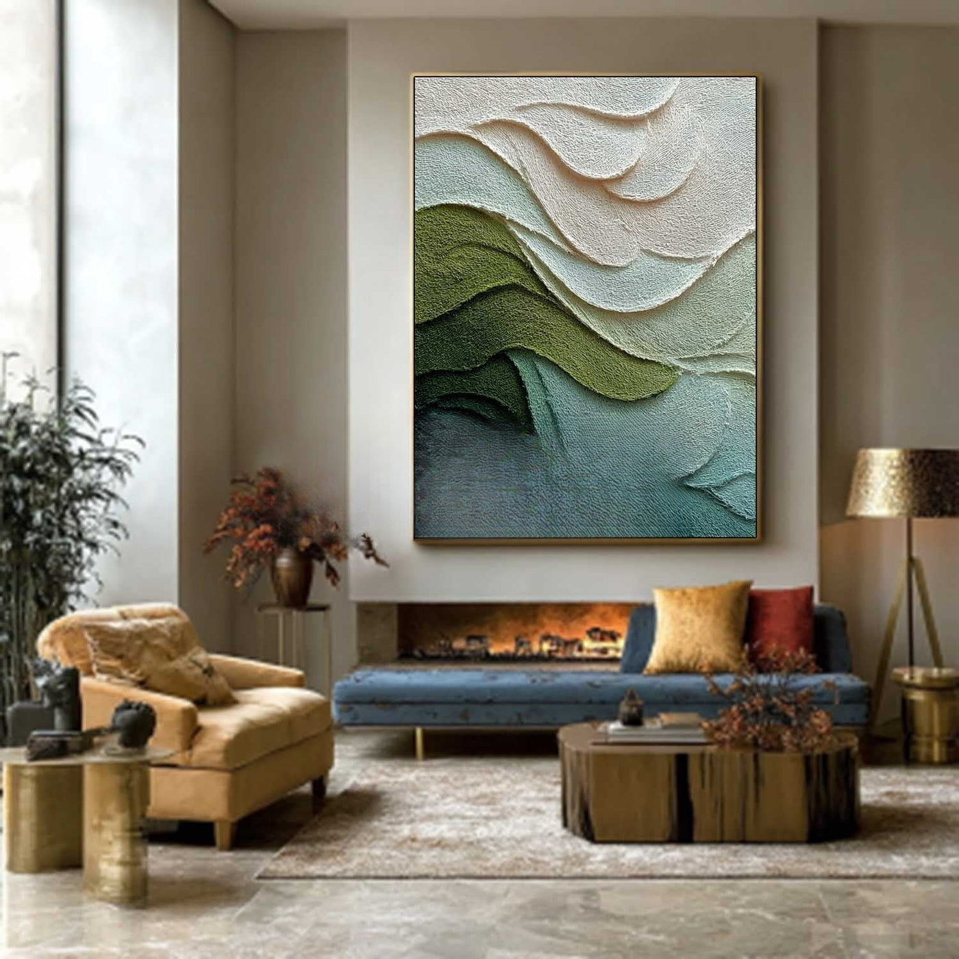 Plaster Art Texture Painting #SG542