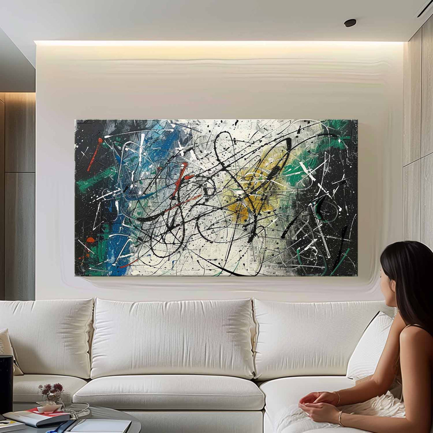 Abstract Expressionist Art #AEA021