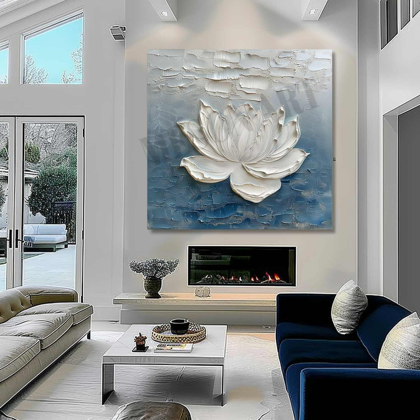Plaster Art Texture Painting #SG328