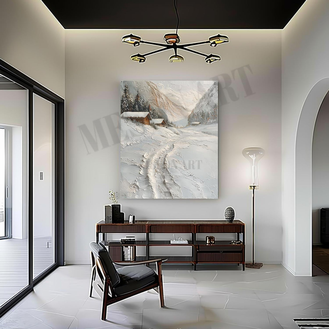 Plaster Art Texture Painting #SG325