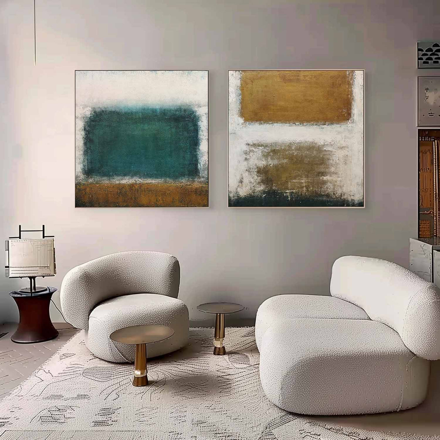 Abstract Painting Set Of 2 #SP157