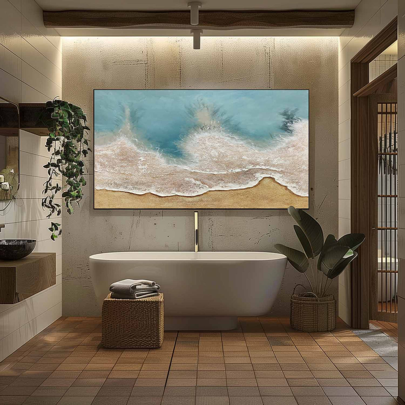 Plaster Art Texture Painting #SG270