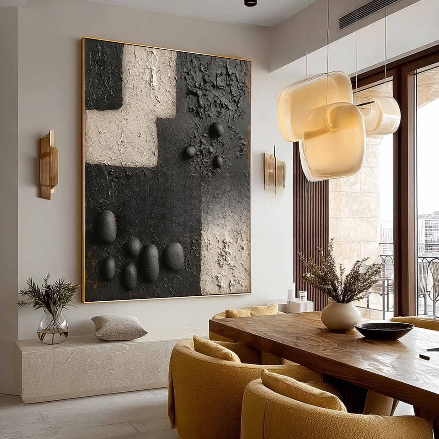 Plaster Art Texture Painting #SG394