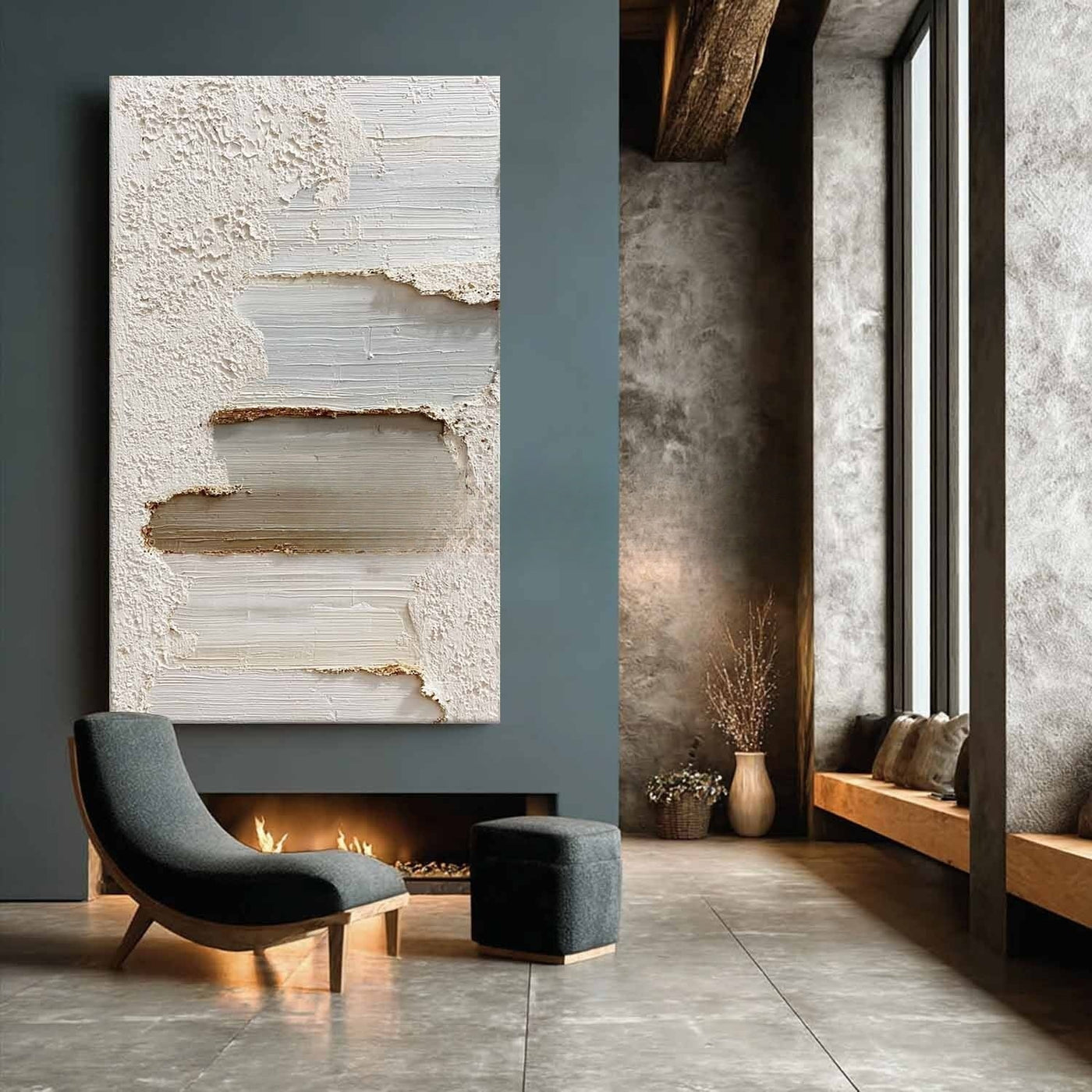 Plaster Art Texture Painting #SG419