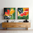 Abstract Painting Set Of 2 #SP164