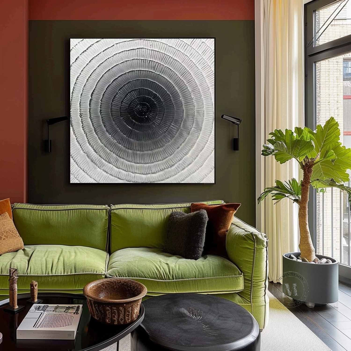 Plaster Art Texture Painting #SG363
