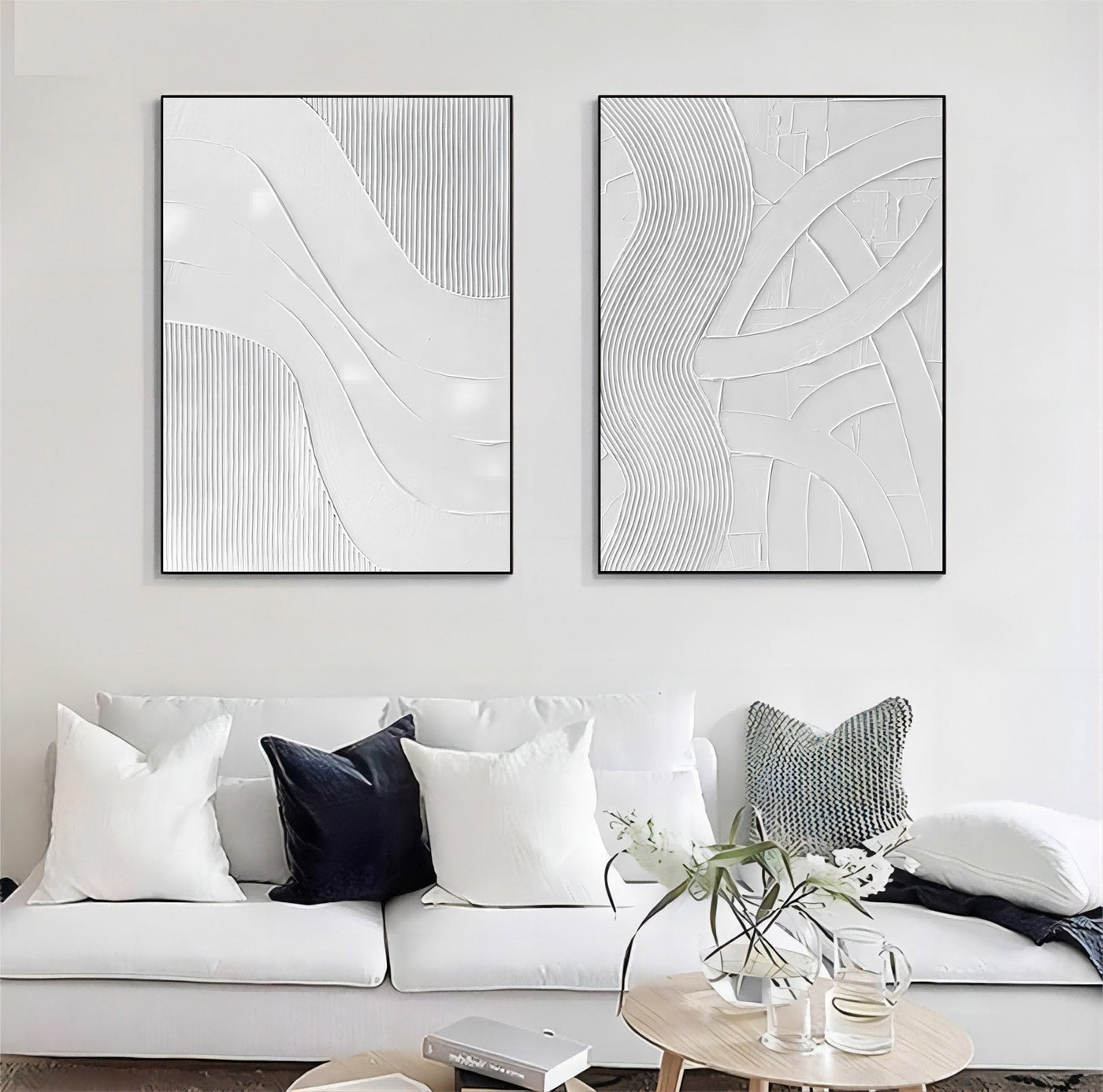 Abstract Painting Set Of 2 #SP044