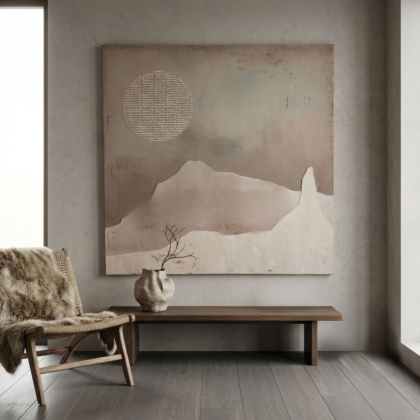 Wabi-Sabi Wall Art #TX016
