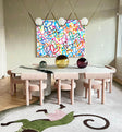 Love Hearts Graffiti Art-1 #GA004