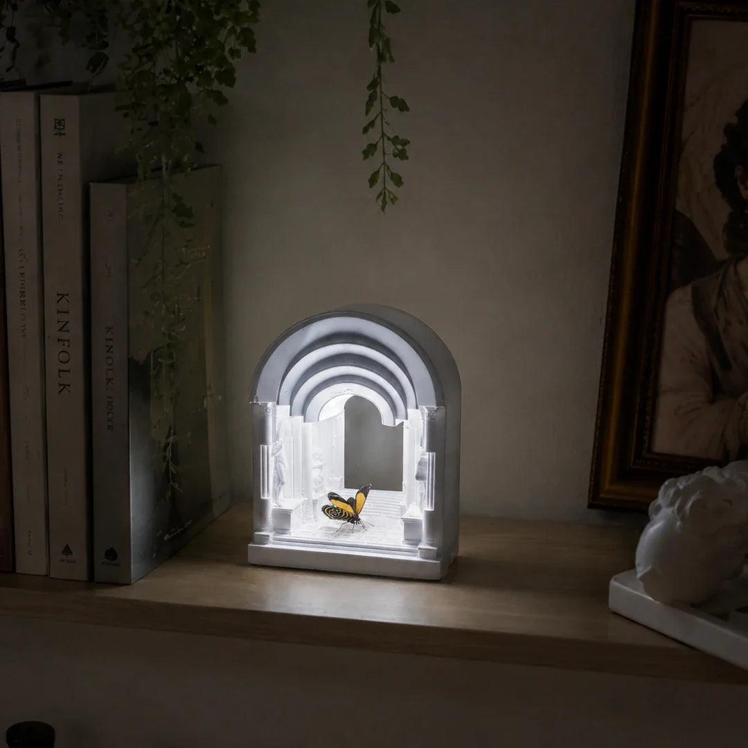 FLORAFLY Retro Nordic Style Simple Arch Aromatherapy Night Light Shape Bedroom Creative Atmosphere Decoration Goods - image 1