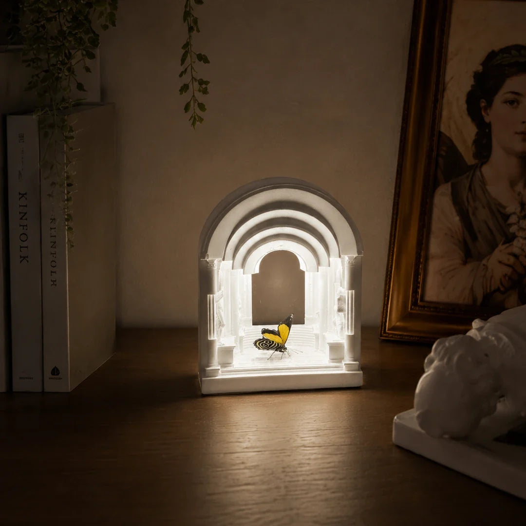 FLORAFLY Retro Nordic Style Simple Arch Aromatherapy Night Light Shape Bedroom Creative Atmosphere Decoration Goods - image 2