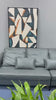Large Green and Beige Minimalist Wall Art Green and Beige Textured Abstract Art Framed Wall Art