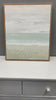 Abstract Cloud and Sea Landscape Painting Wabi Sabi Mural Minimalist Canvas Art Living Room Painting