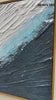 Large White Ocean Wave Texture Wall Painting White And Blue Ocean Wave Acrylic Abstract Texture Art