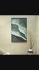 Green 3D Textured Wall Painting Green 3D Minimalist Canvas Art 3D Plaster Art Green Oil Painting