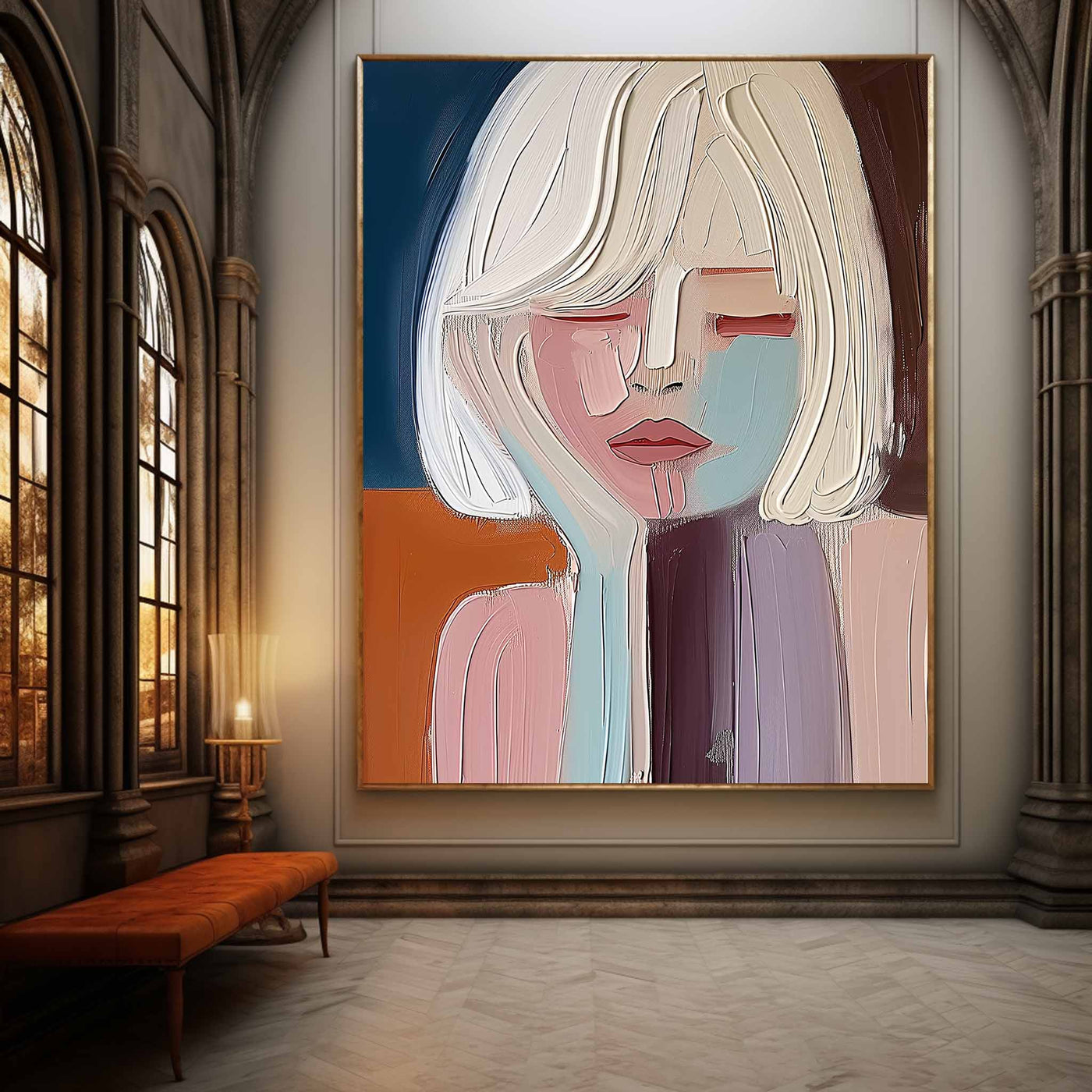 Plaster Art Texture Painting #SG256